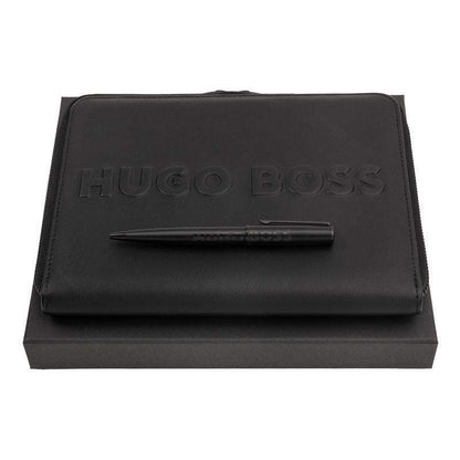 Hugo Boss Label Set A5 with Black Pen