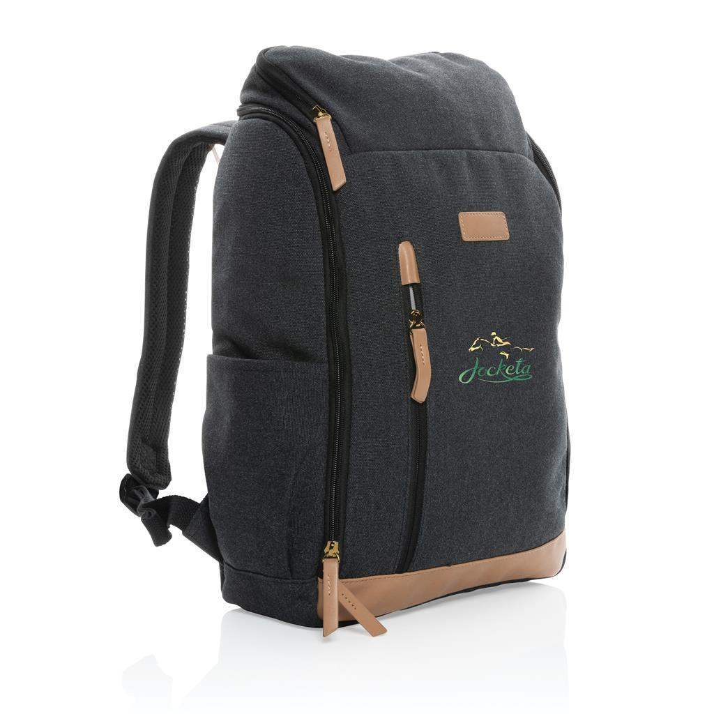 Impact AWARE™ 16 oz. rcanvas 15 inch laptop backpack