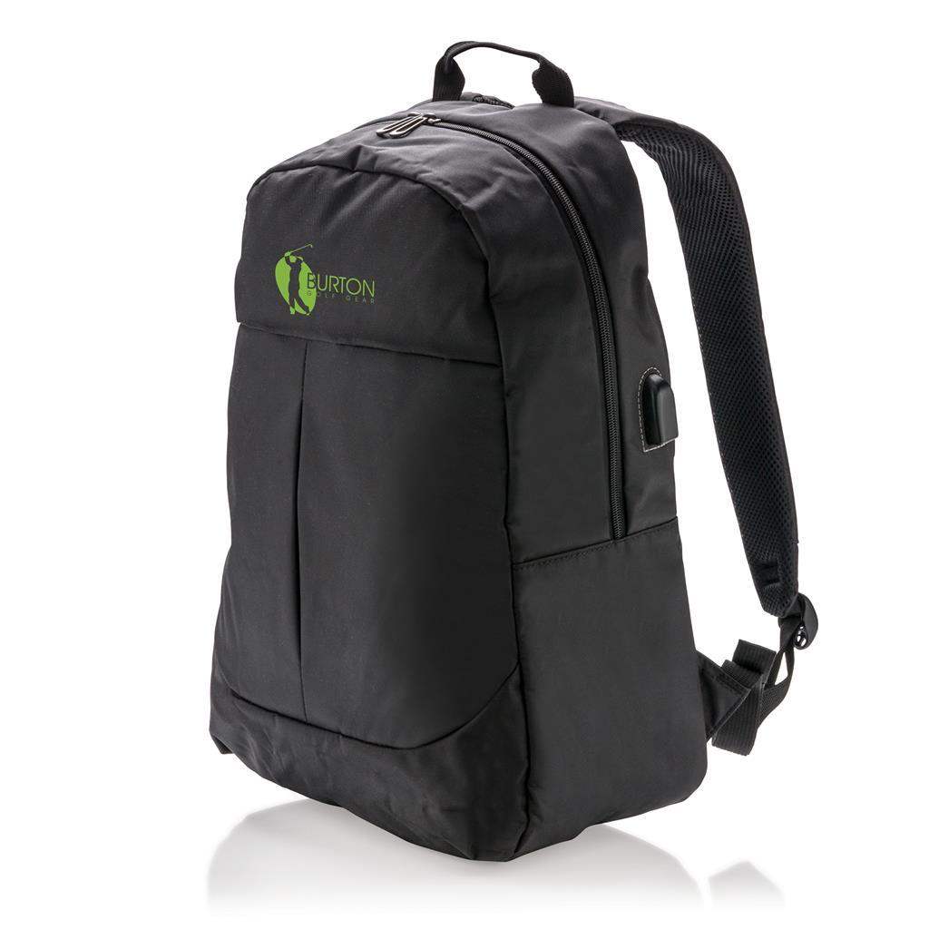 Power USB laptop backpack - The Luxury Promotional Gifts Company Limited