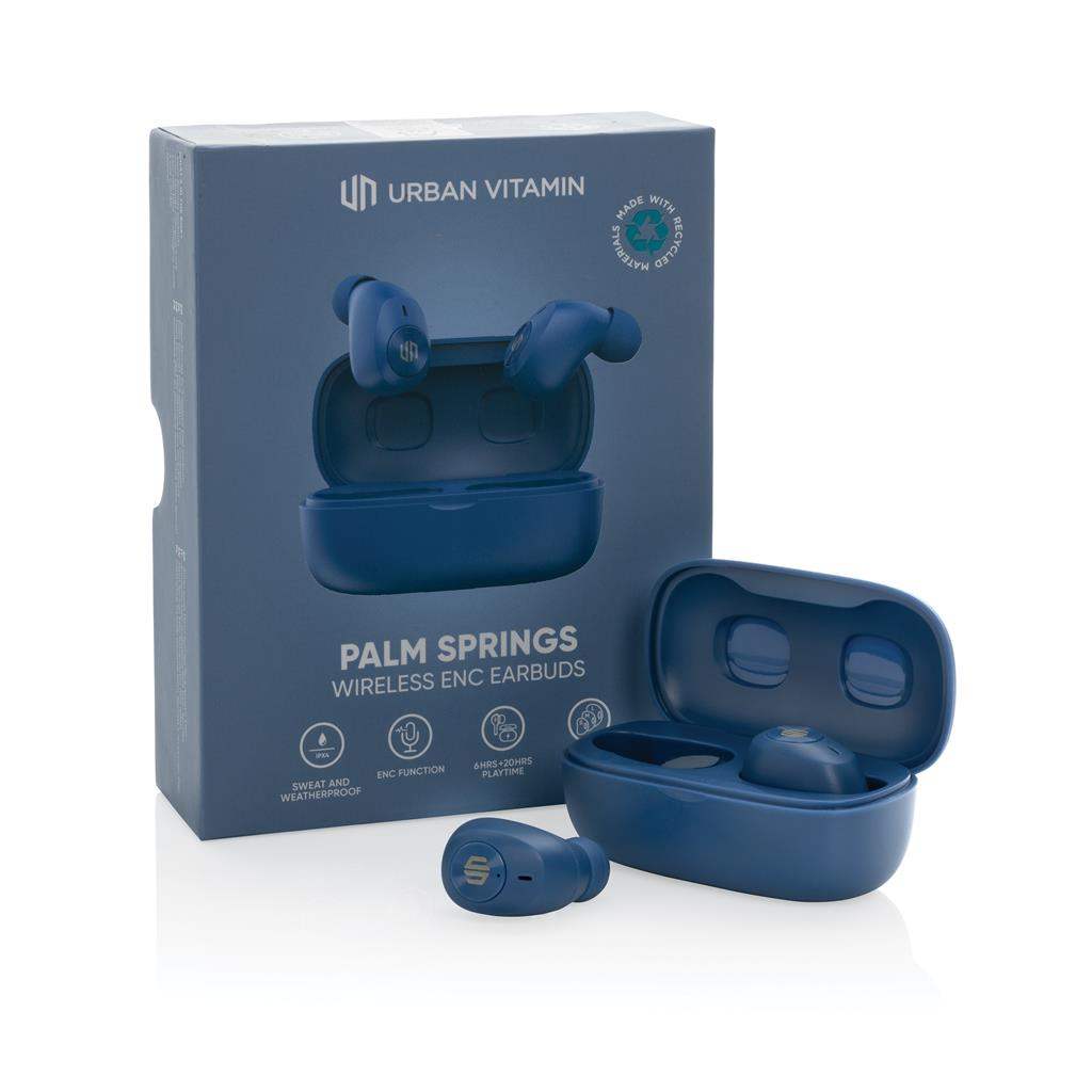 Urban Vitamin Palm Springs RCS rplastic ENC earbuds - The Luxury Promotional Gifts Company Limited